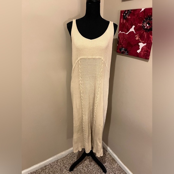 Sofia Jeans by Sofia Vergara Warm Sand Bodycon Knit Dress & Cardi Set, size XXXL - Picture 2 of 13